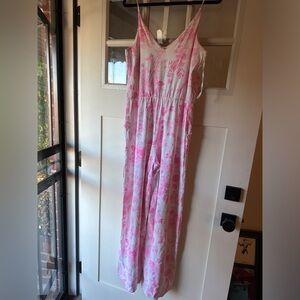 NWT Mahi gold Hilary flowers for Evelyn blossom jumpsuit